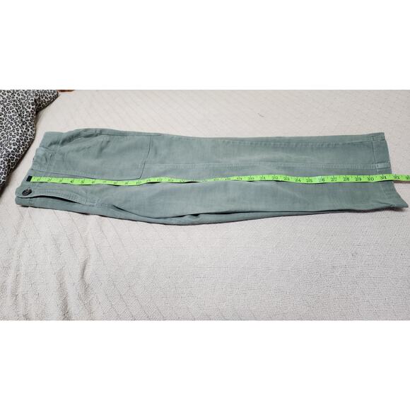 Christopher & Banks Green Relaxed Fit, Wide Leg Capri pants Wonen's Size 6 - Picture 7 of 9